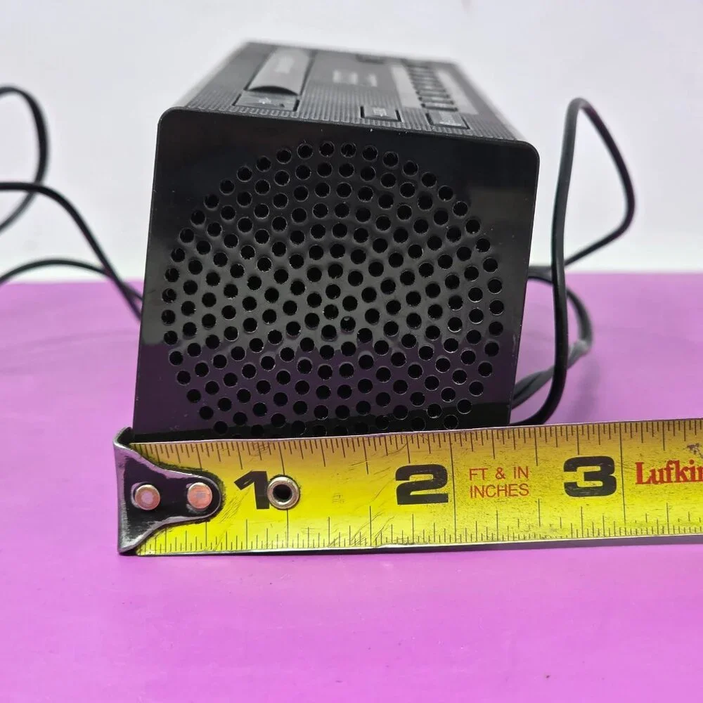Sony‎ Black Digital Alarm Clock Radio With Nature Sounds & Snooze Function Works